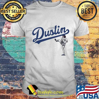 Dustin may los angeles dodgers baseball shirt
