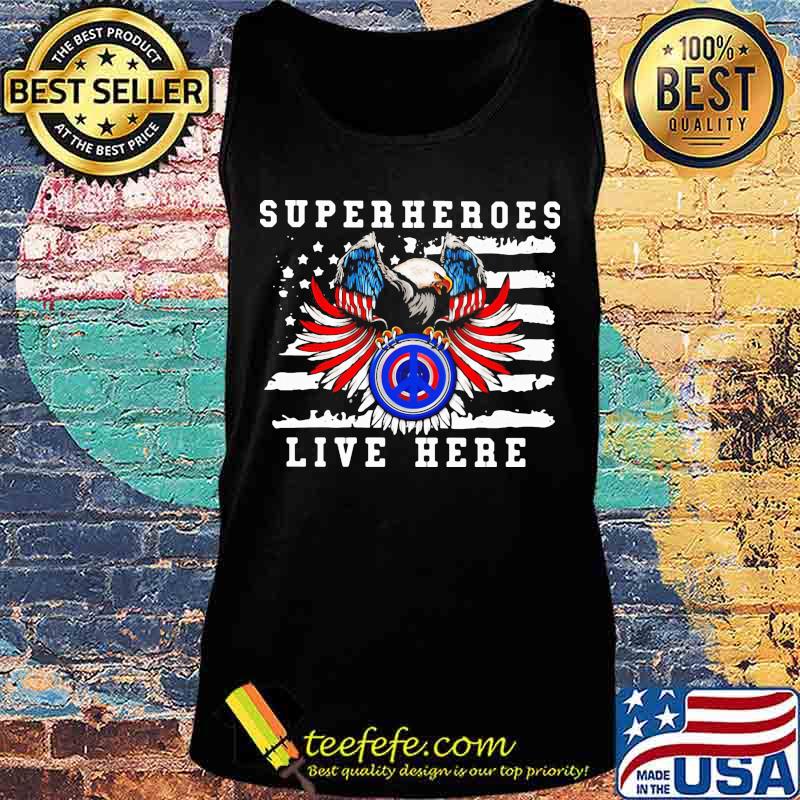 Eagle hippie superhero live here american flag s Tank top Eagle hippie superhero live here american flag s Tank top