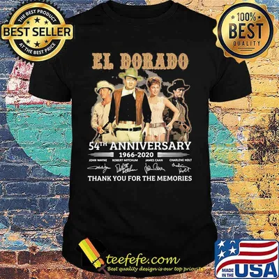 El dorado 54th anniversary 1966 2020 signature thank you for the memories shirt