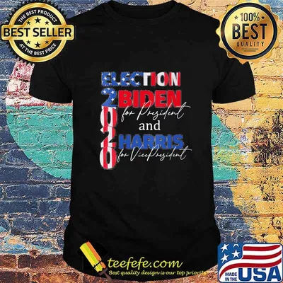 Election 2020 joe biden for president and harris for vice president shirt