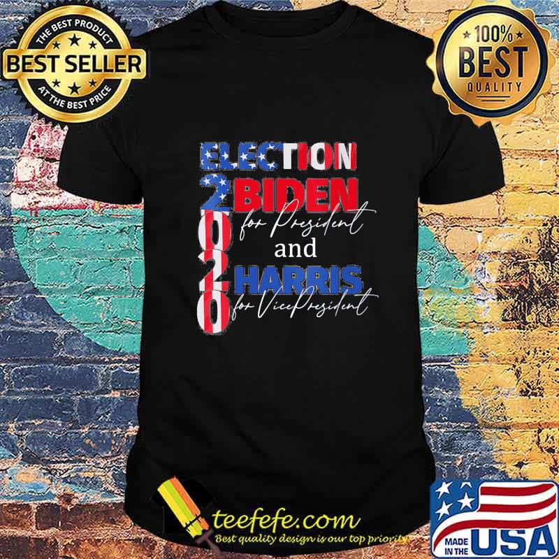 Election 2020 joe biden for president and harris for vice president shirt