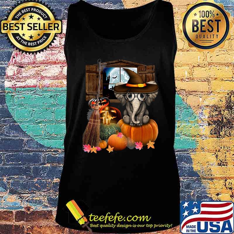 Elephant witch pumpkin halloween s Tank top Elephant witch pumpkin halloween s Tank top