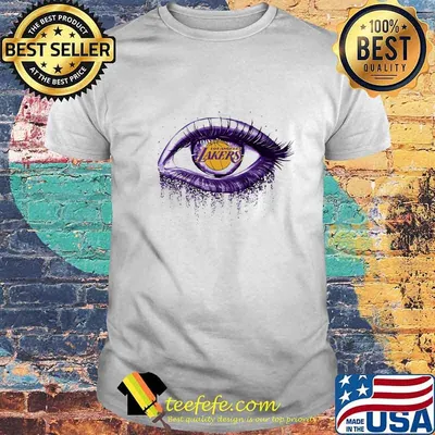 Eyes los angeles lakers basketball logo shirt