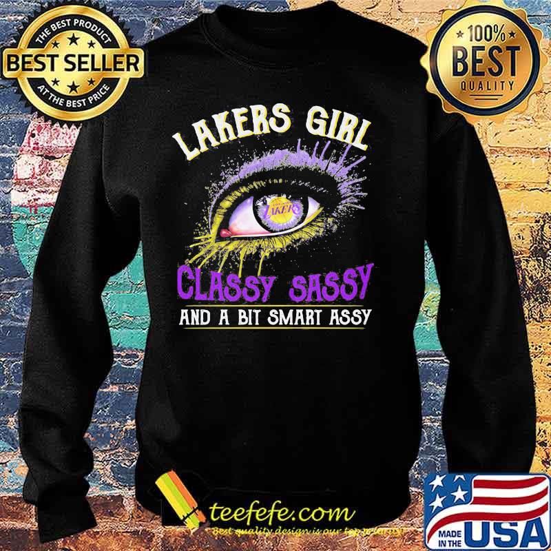 Eyes los angeles lakers girl classy sassy and a bit smart assy s Sweater Eyes los angeles lakers girl classy sassy and a bit smart assy s Sweater
