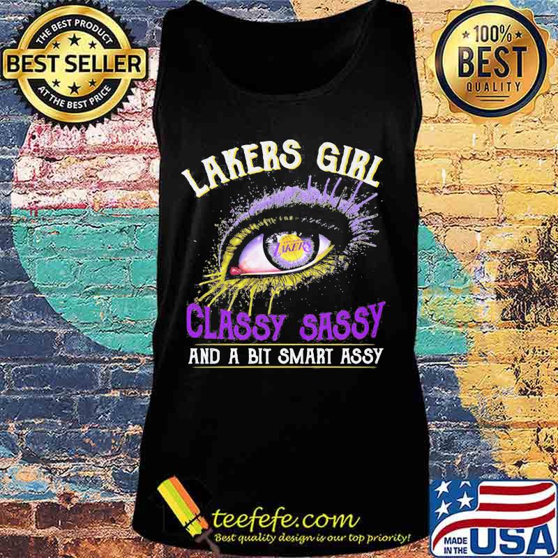 Eyes los angeles lakers girl classy sassy and a bit smart assy s Tank top Eyes los angeles lakers girl classy sassy and a bit smart assy s Tank top