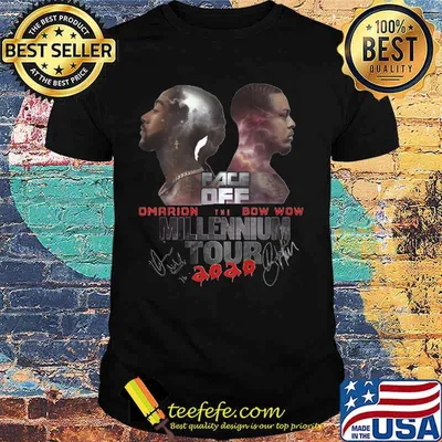 Face off omarion the bow wow millennium tour aoao signatures shirt
