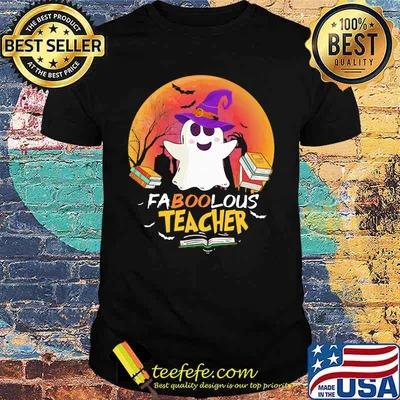 FaNooLous Teacher Witch Halloween shirt