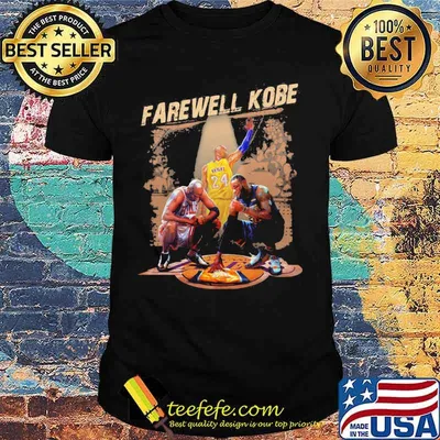 Farewell kobe bryant michael jordan and lebron james shirt