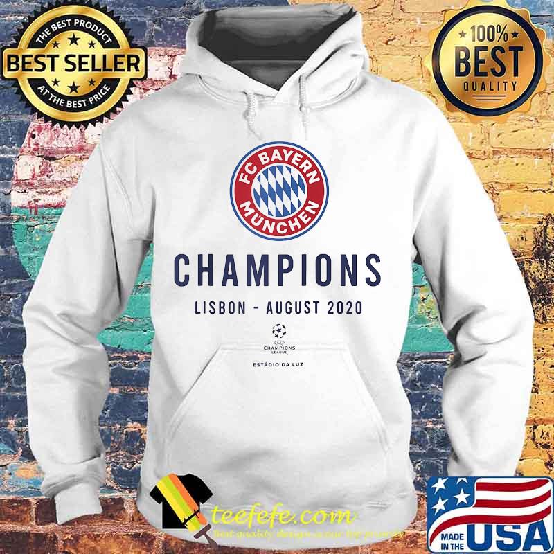 Fc bayern munchen champions lisbon august 2020 champions league estadio da luz s Hoodie Fc bayern munchen champions lisbon august 2020 champions league estadio da luz s Hoodie