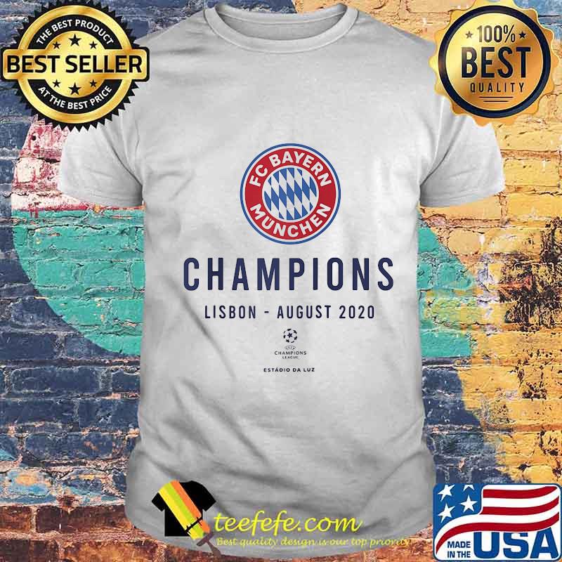 Fc bayern munchen champions lisbon august 2020 champions league estadio da luz shirt