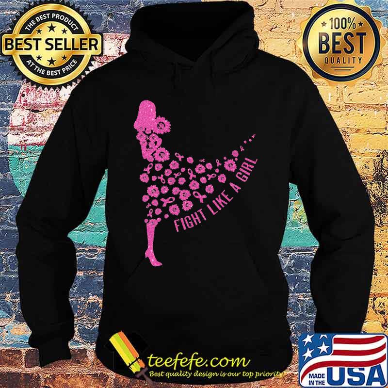 FIGHT LIKE A GIRL SUNFLOWER BREAST CANCER AWARENESS SHIRT Hoodie FIGHT LIKE A GIRL SUNFLOWER BREAST CANCER AWARENESS SHIRT Hoodie