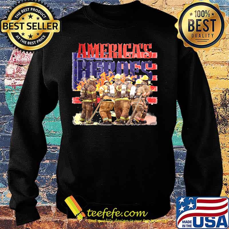 Firefighter america's heroes american flag independence day s Sweater Firefighter america's heroes american flag independence day s Sweater