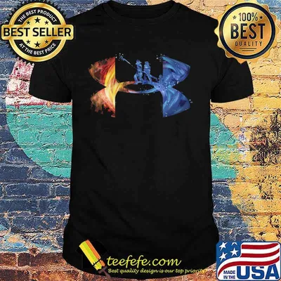 Firefighter water vs fire flame logo shirt