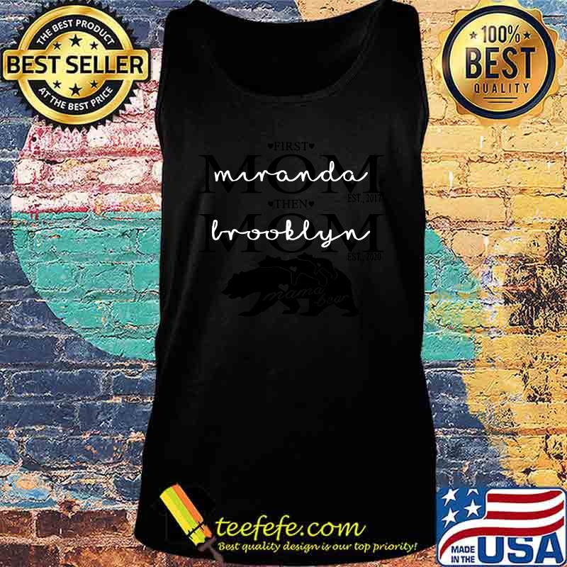 First mom est 2017 then mom est 2020 mama bear hearts s Tank top First mom est 2017 then mom est 2020 mama bear hearts s Tank top