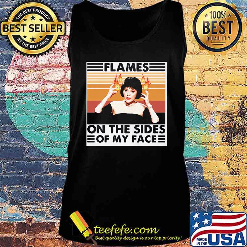 Flames on the sides of my face vintage retro s Tank top Flames on the sides of my face vintage retro s Tank top