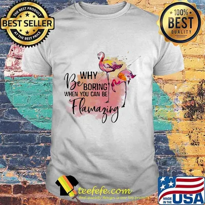 Flamingo why be boring when you can be llamazing shirt