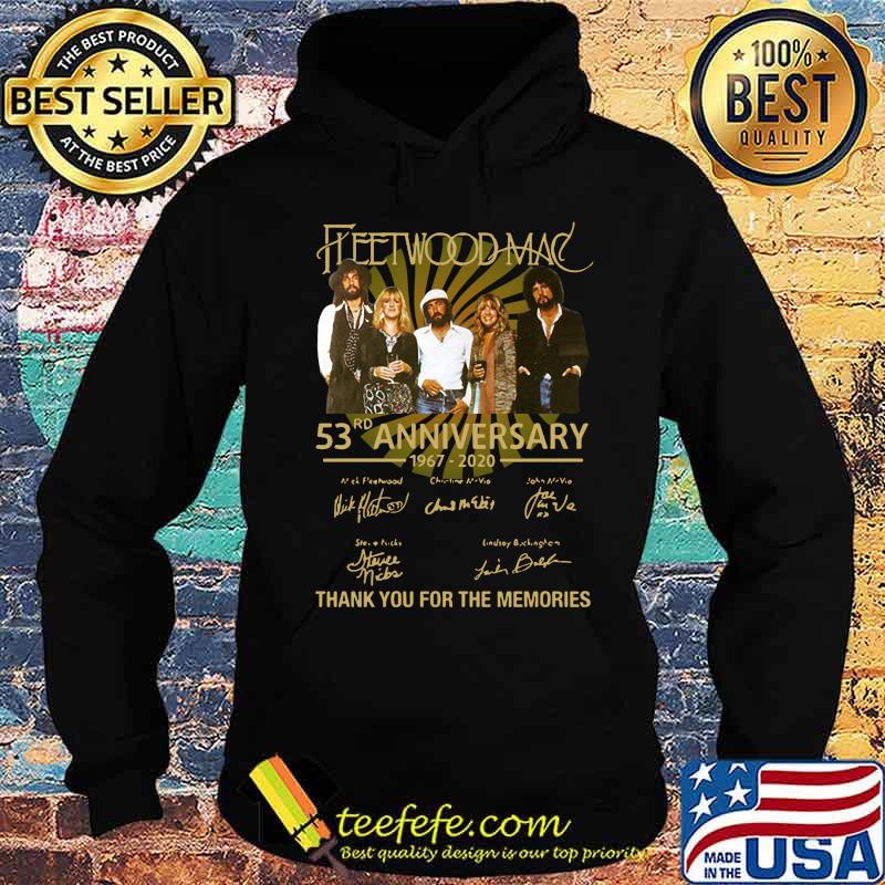 Fleet wood mac 53rd anniversary 1967 2020 thank you for the memories signatures s Hoodie Fleet wood mac 53rd anniversary 1967 2020 thank you for the memories signatures s Hoodie