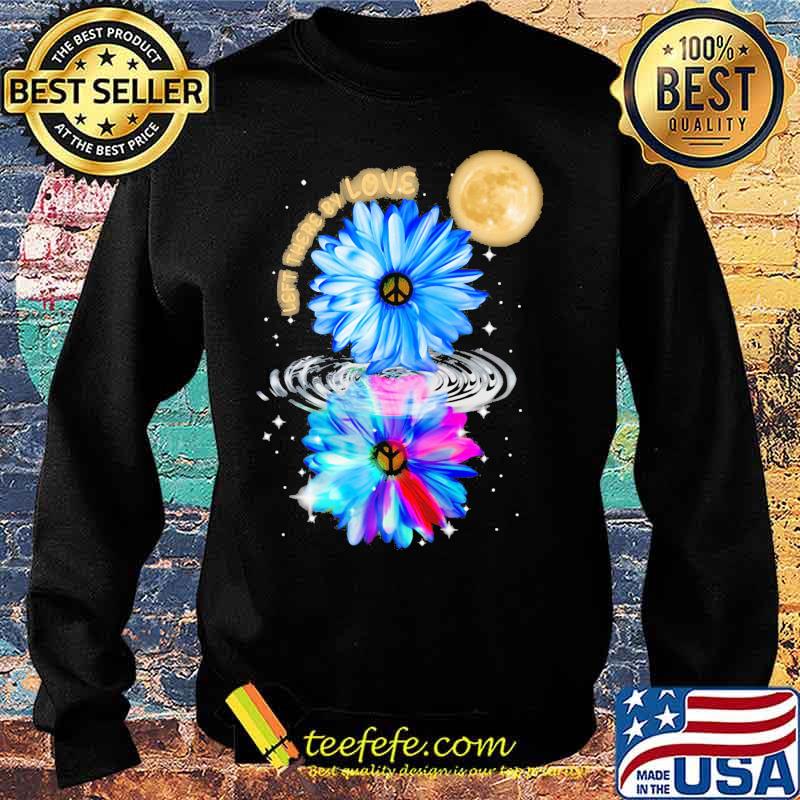 Flower hippie left there by love mirror s Sweater Flower hippie left there by love mirror s Sweater
