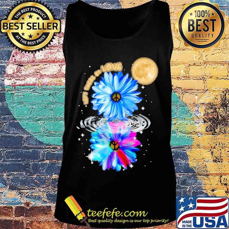 Flower hippie left there by love mirror s Tank top Flower hippie left there by love mirror s Tank top