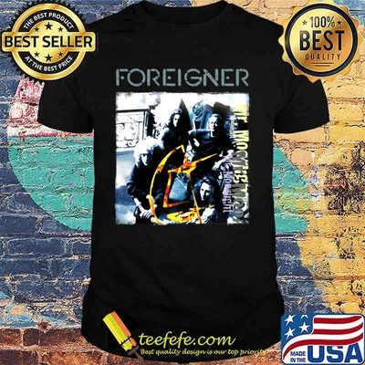 Foreigner band mr. moonlight album shirt