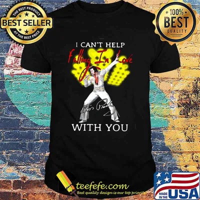 Freddie mercury i can't help falling in love with you signature shirt