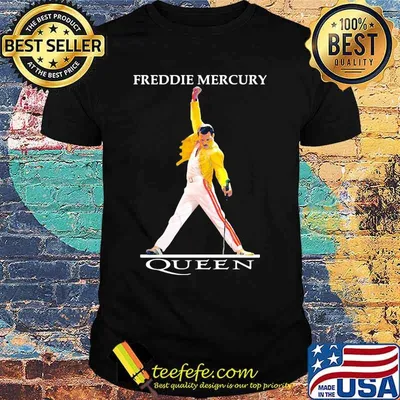 Freddie mercury queen band shirt