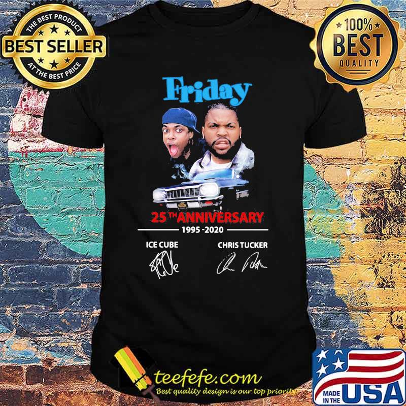 Friday 25th anniversary 1995 2020 signatures shirt Friday 25th anniversary 1995 2020 signatures shirt