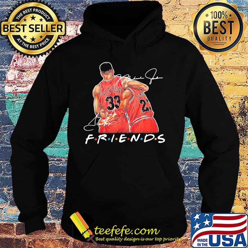 Friends scottie pippen and michael jordan basketball signatures s Hoodie Friends scottie pippen and michael jordan basketball signatures s Hoodie