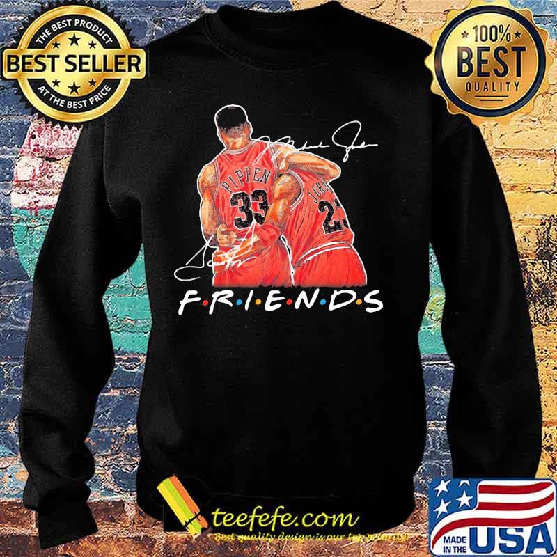 Friends scottie pippen and michael jordan basketball signatures s Sweater Friends scottie pippen and michael jordan basketball signatures s Sweater
