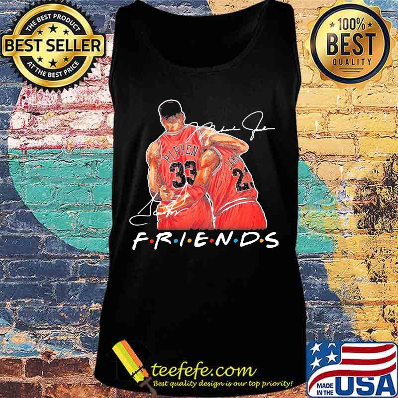 Friends scottie pippen and michael jordan basketball signatures s Tank top Friends scottie pippen and michael jordan basketball signatures s Tank top