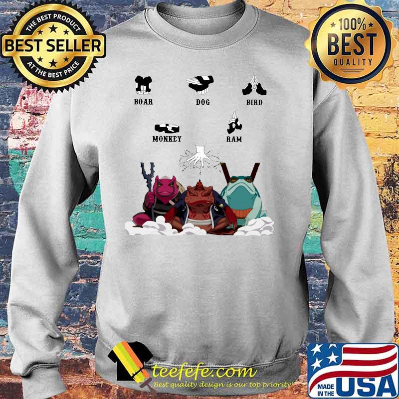 Frog boar dog bird monkey ram s Sweater Frog boar dog bird monkey ram s Sweater