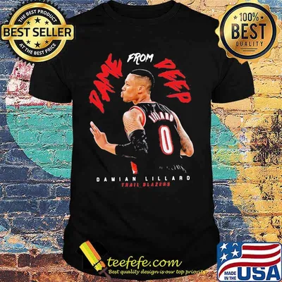 From pame peep damian lillard trail blazers shirt