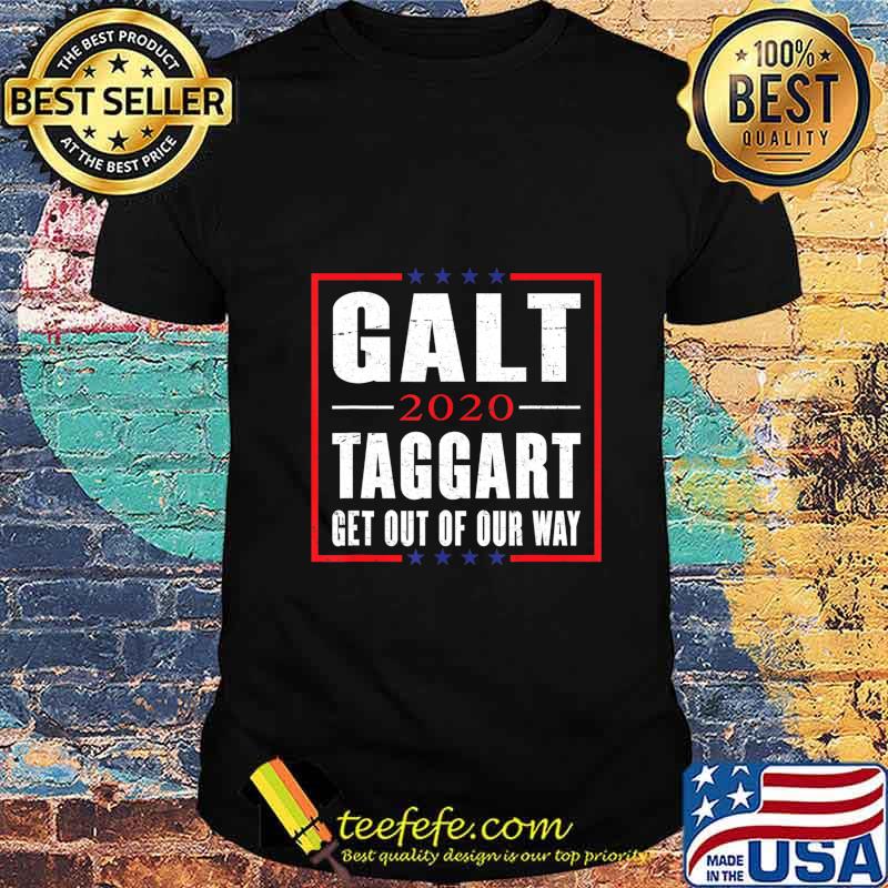 Funny John Galt -Taggart 2020 Political Campaign Parody T-Shirt