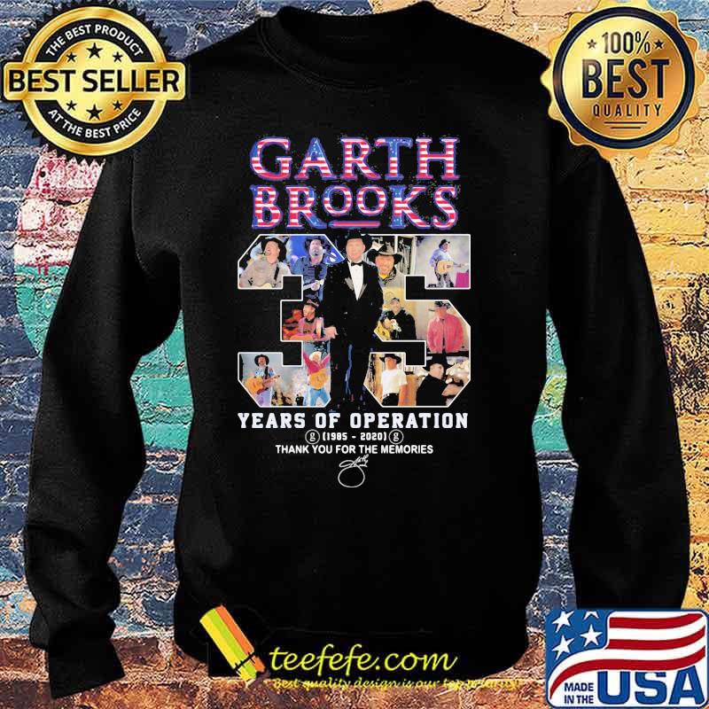 Garth brooks 35 years of operation 1985 2020 thank you for the memories signatures s Sweater Garth brooks 35 years of operation 1985 2020 thank you for the memories signatures s Sweater
