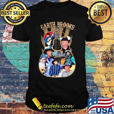 Garth brooks signature guitar shirt
