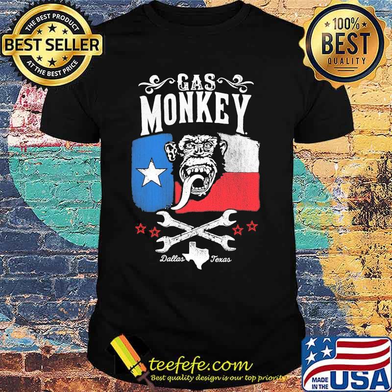 Gas monkey dallas texas flag garage shirt Gas monkey dallas texas flag garage shirt
