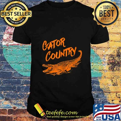 Gator Country Orange Script Tank Top