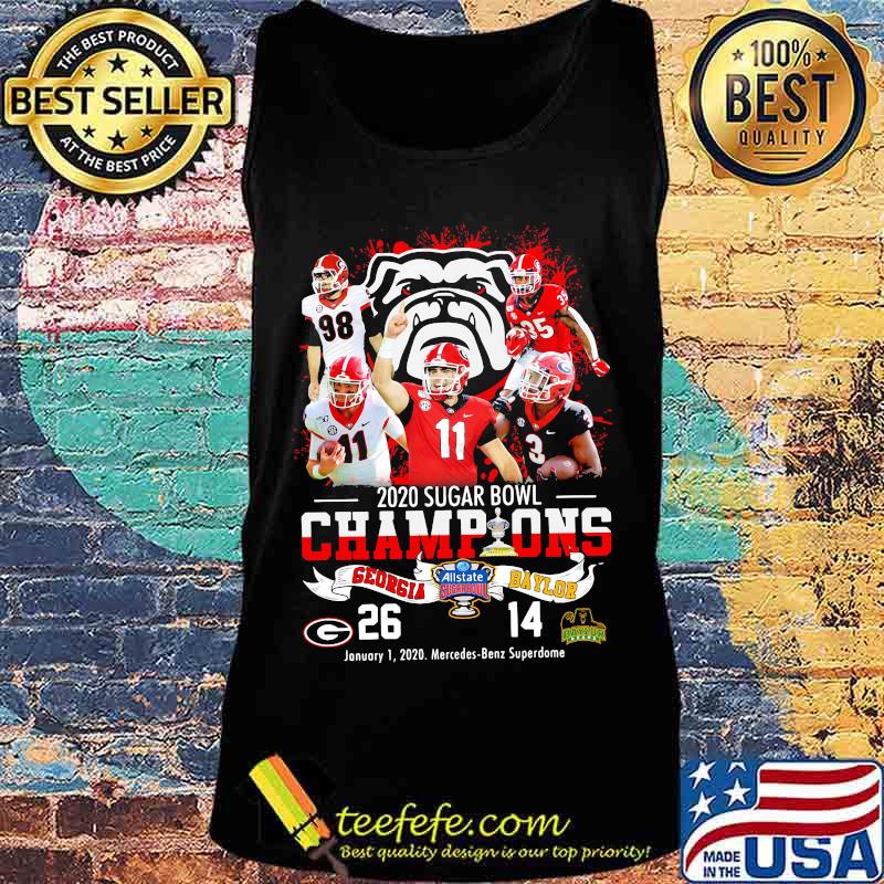 Georgia bulldogs 2020 sugar bowl champions s Tank top Georgia bulldogs 2020 sugar bowl champions s Tank top