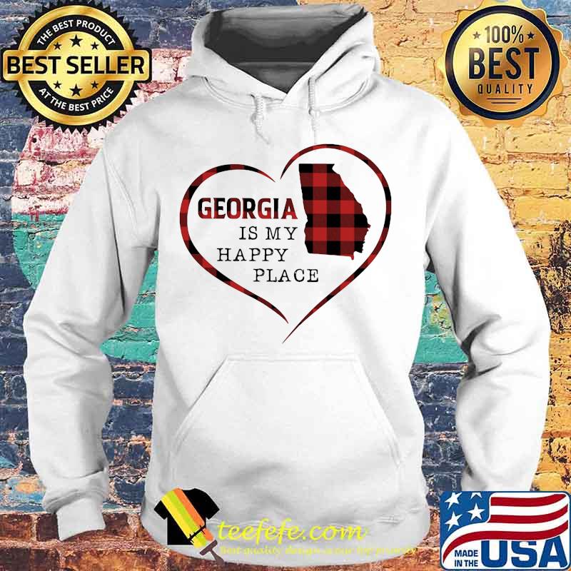 Georgia is my happy place heart s Hoodie Georgia is my happy place heart s Hoodie