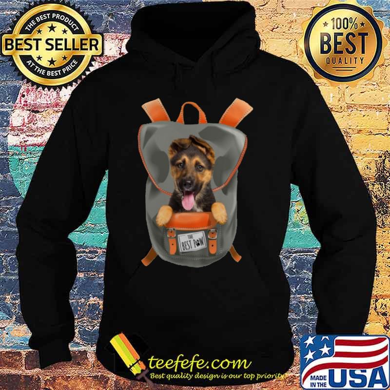 German shepherd in the backpack the best paw s Hoodie German shepherd in the backpack the best paw s Hoodie