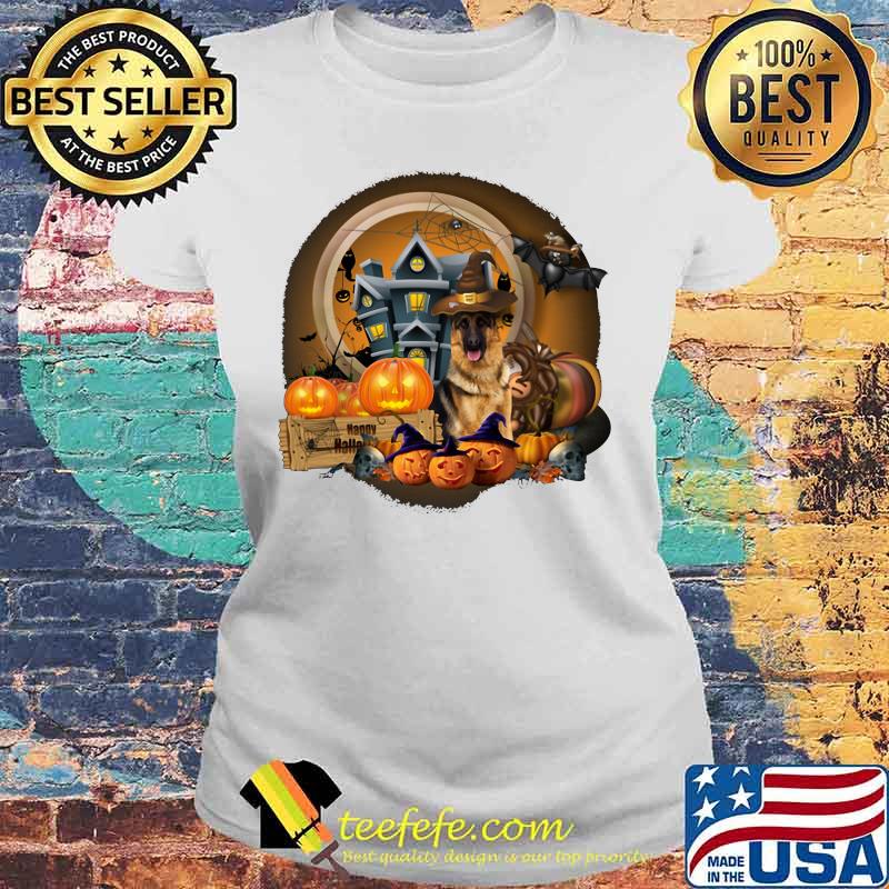 German Shepherd Witch Pumpkin Witch Halloween s Laides tee German Shepherd Witch Pumpkin Witch Halloween s Laides tee