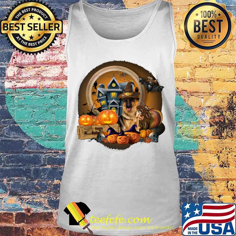 German Shepherd Witch Pumpkin Witch Halloween s Tank top German Shepherd Witch Pumpkin Witch Halloween s Tank top