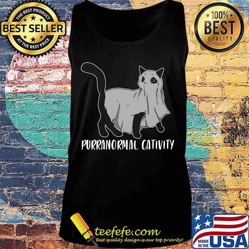 Ghost black cat purranormal cativity s Tank top Ghost black cat purranormal cativity s Tank top