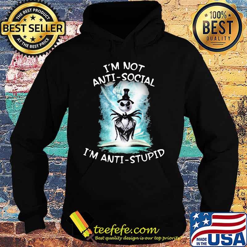 Ghost i'm not antisocial i'm anti stupid s Hoodie Ghost i'm not antisocial i'm anti stupid s Hoodie