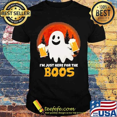 Ghost I’m just here for the Boos sunset shirt