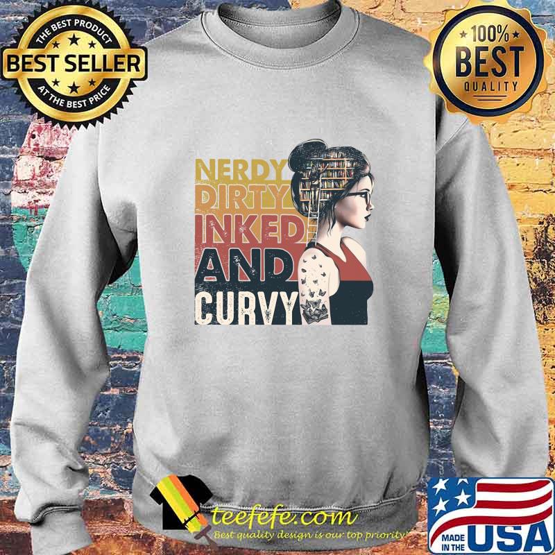Girl tattoo butterfly Nerdy Dirty Inked And Curvy s Sweater Girl tattoo butterfly Nerdy Dirty Inked And Curvy s Sweater