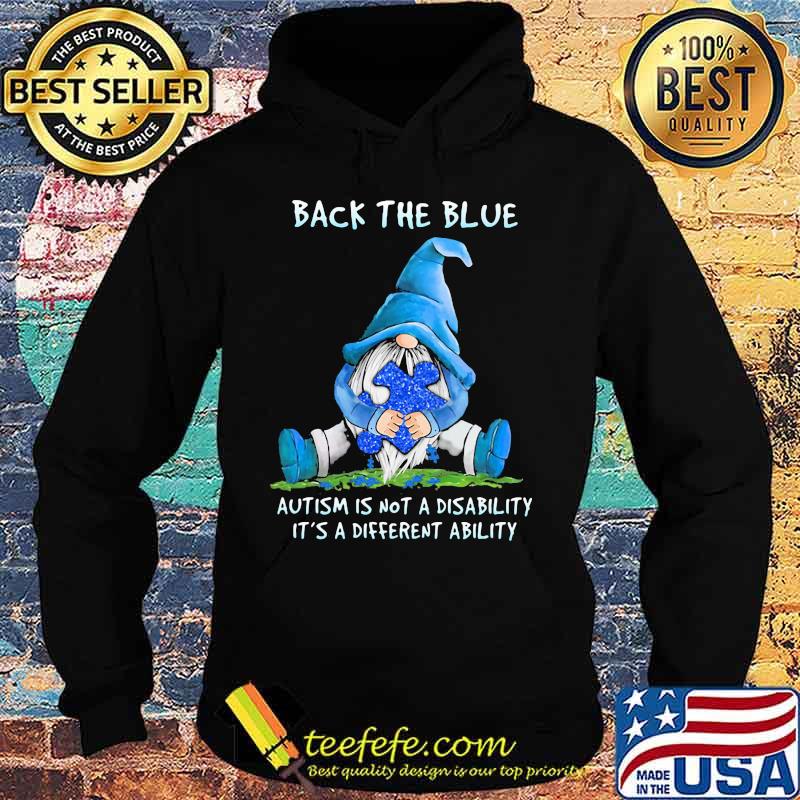 Gnomes back the blue autism is not a disability it's different ability s Hoodie Gnomes back the blue autism is not a disability it's different ability s Hoodie