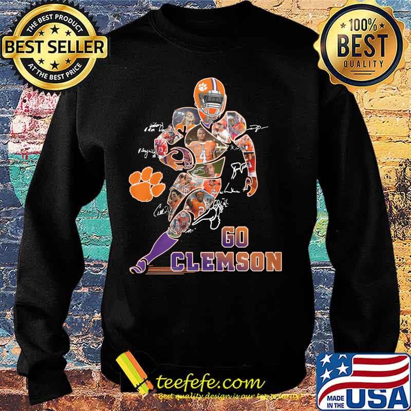 Go clemson tigers football players signatures s Sweater Go clemson tigers football players signatures s Sweater
