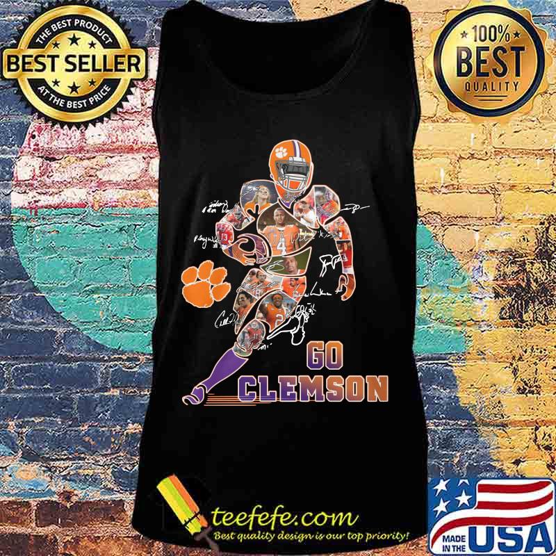Go clemson tigers football players signatures s Tank top Go clemson tigers football players signatures s Tank top