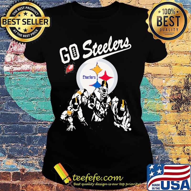 Go pittsburgh steelers logo players s Ladies tee Go pittsburgh steelers logo players s Ladies tee